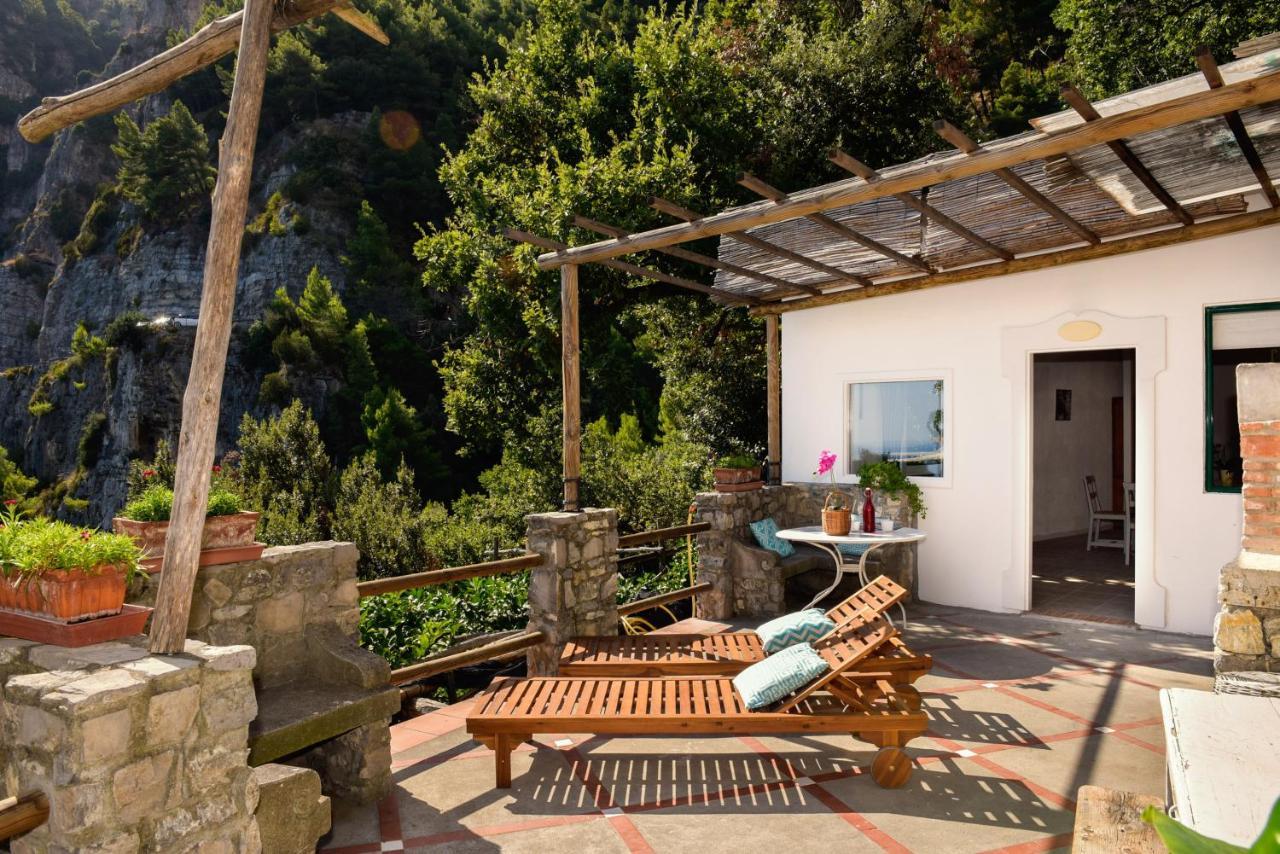 Villa Punta Del Sole Positano Exteriör bild
