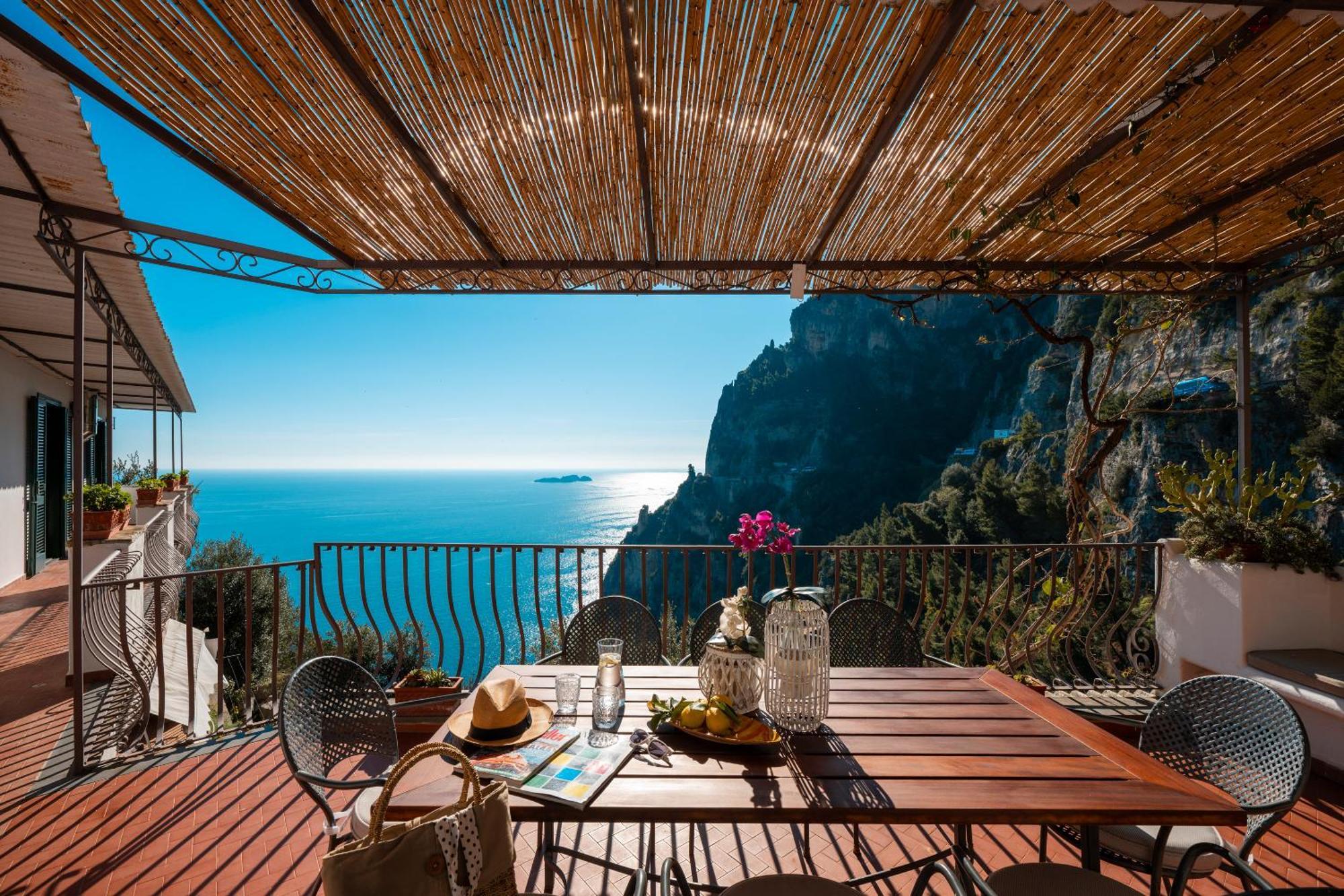 Villa Punta Del Sole Positano Exteriör bild