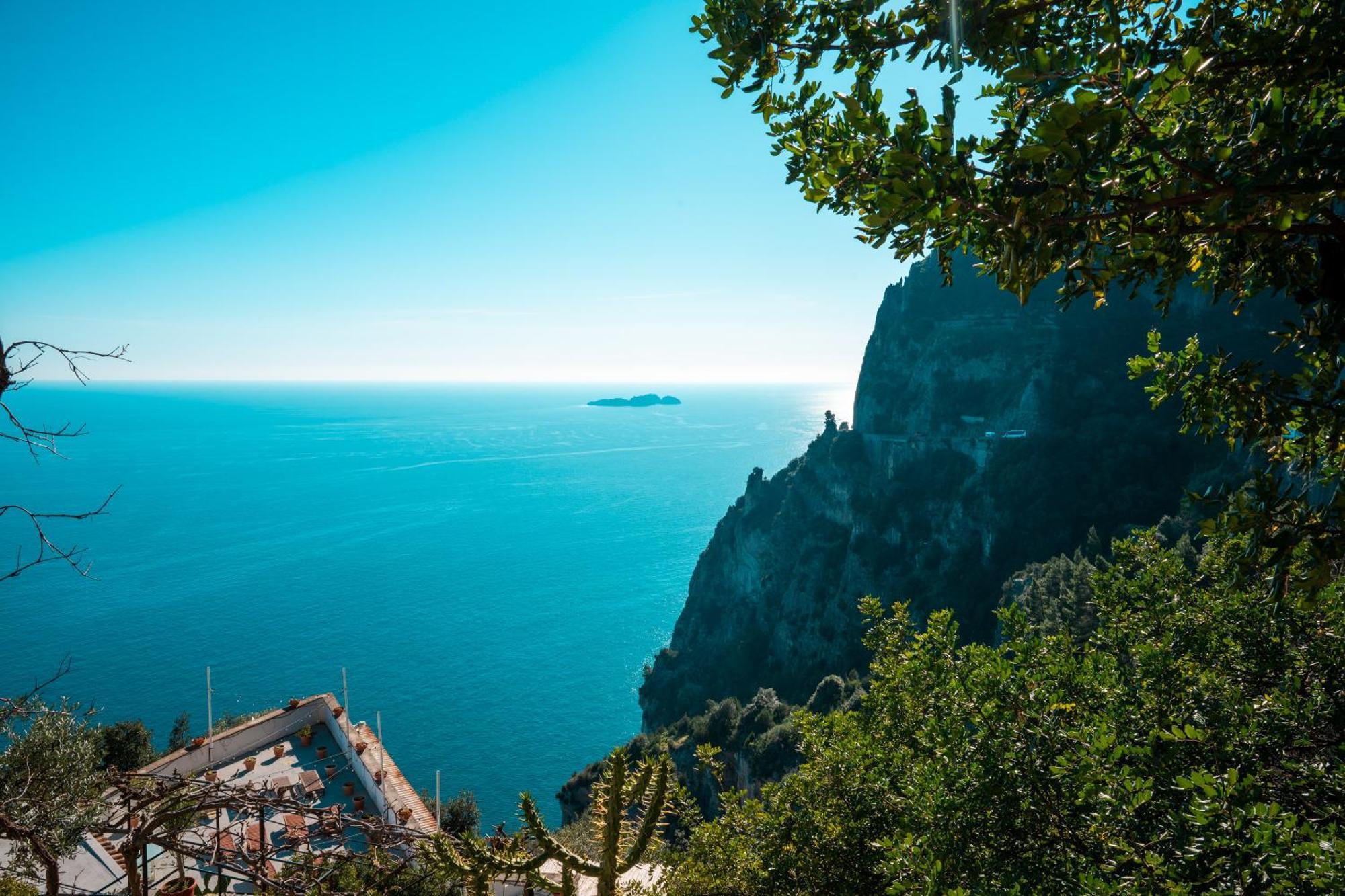 Villa Punta Del Sole Positano Exteriör bild