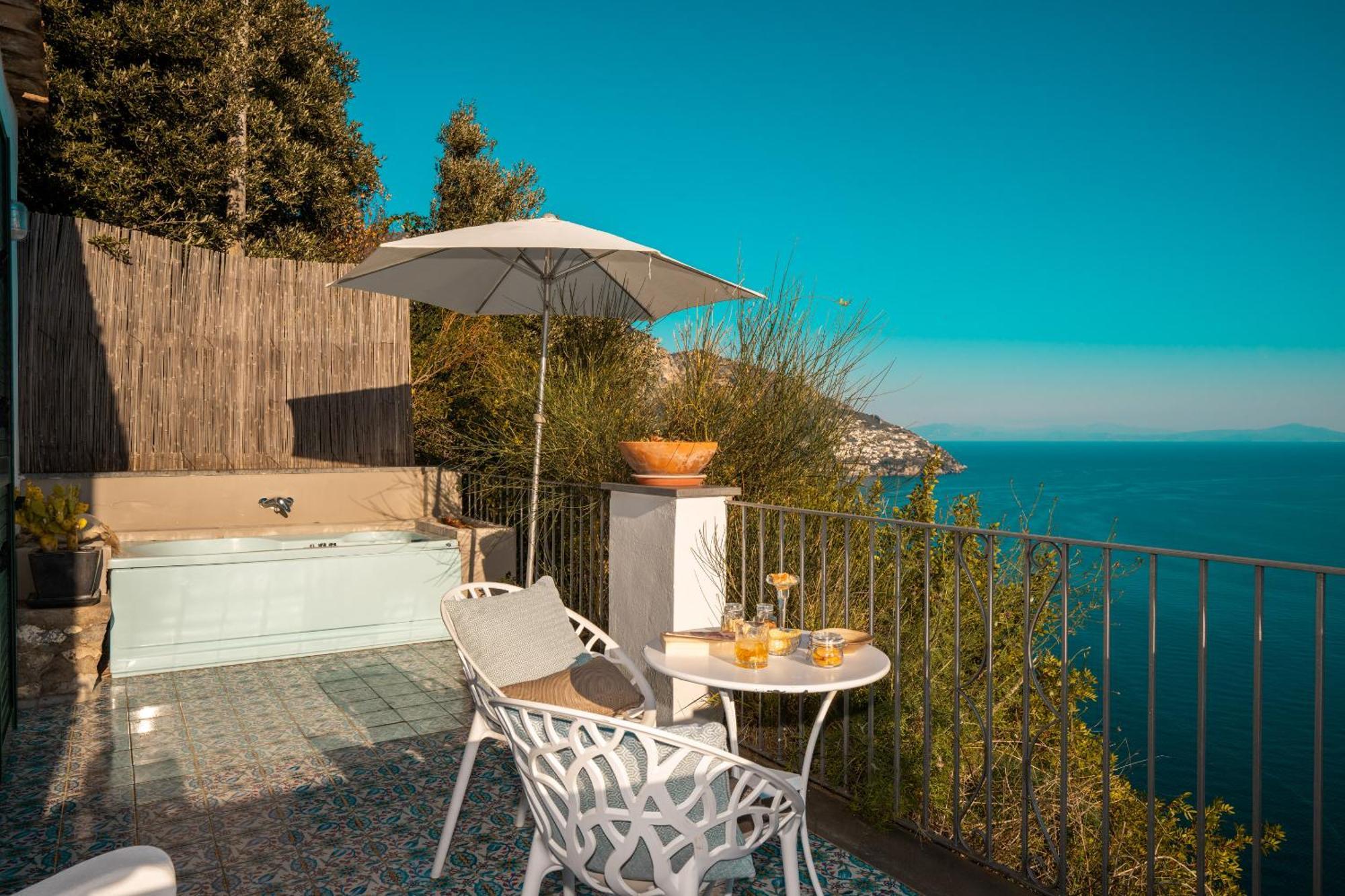 Villa Punta Del Sole Positano Exteriör bild